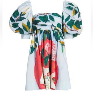 NWT Oscar de la Renta puff sleeve dress sz 8